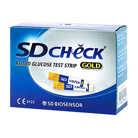 que-thu-duong-huyet-sd-check-gold-blood-glucose-test-strip